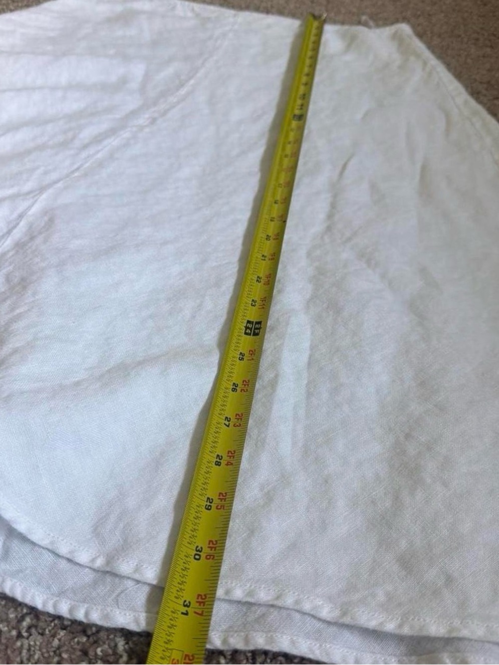 NWOT Eileen Fisher Organic Linen A line Skirt - Picture 8 of 8